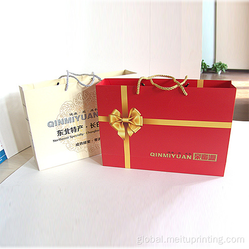 Paper Gift Bag Custom Printed Packaging Paper Gift Bag Supplier